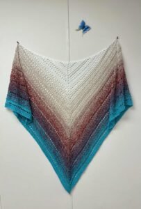 Michi's Blushing Teal Shawl Pattern