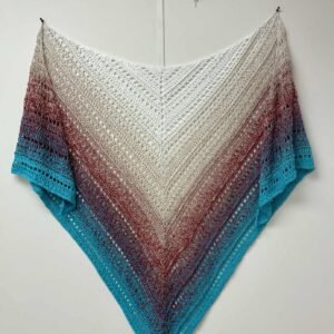 Michi's Blushing Teal Shawl Pattern